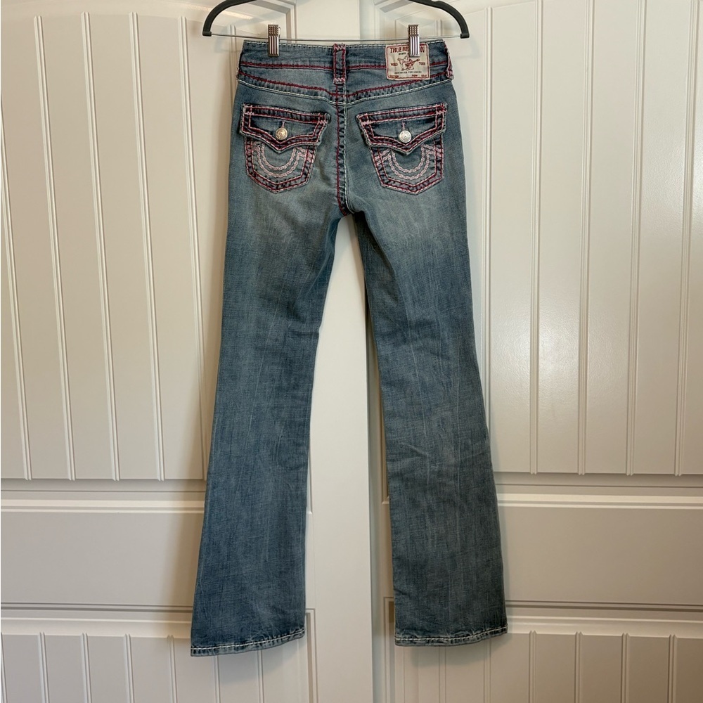 True Religion Becca Mid Rise Super T Bootcut Jean Size 24